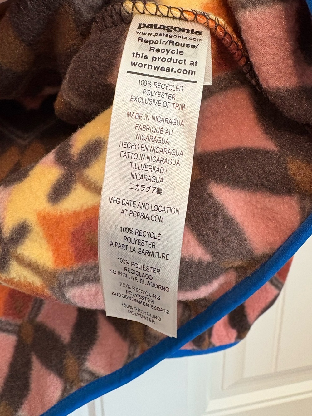 Patagonia Synchilla Snap-T Fleece Pullover Companions Big Anthos Pink size XXS - Picture 5 of 7